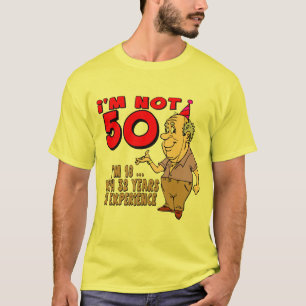 Erfahrene 18 Jährig-50. Geburtstags-Geschenke T-Shirt