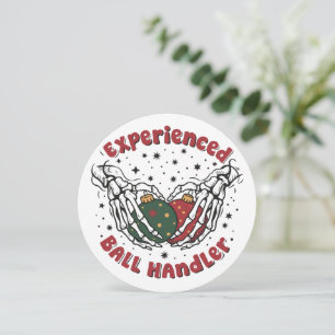 Erfahrener Ball Handler Weihnachten Skelett Hand
