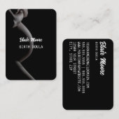 Erfahrung Doula Midfrau Visitenkarte (Vorne/Hinten)