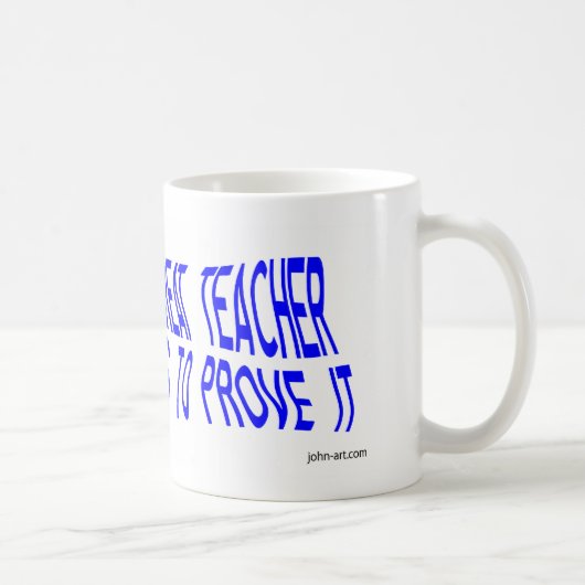 Erfahrung ist der beste Lehrer Kaffeetasse (Rechts)