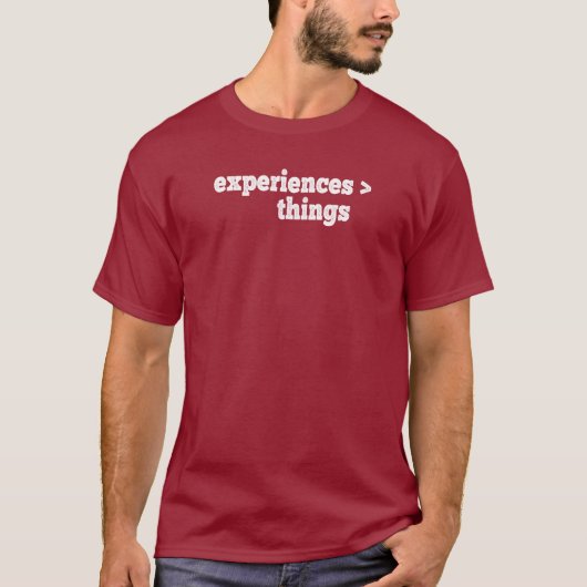 Erfahrungen > Dinge T-Shirt (Vorderseite)