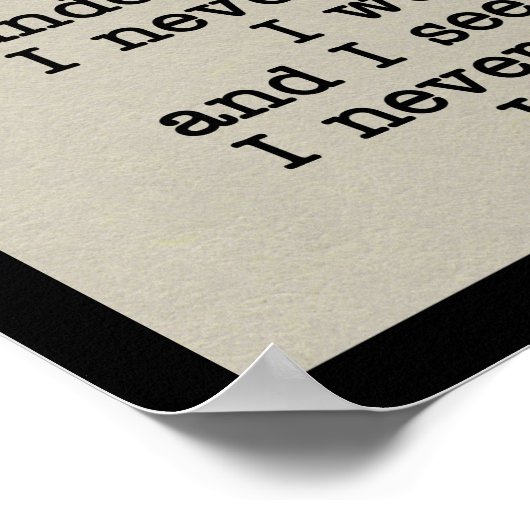 Erfahrungen Poster (Ecke)