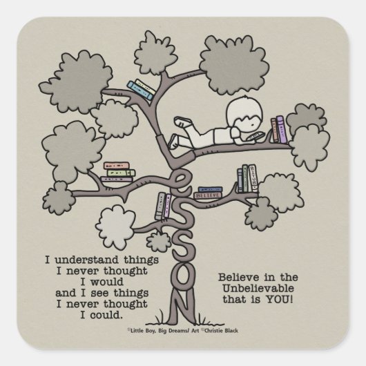 Erfahrungen Quadratischer Aufkleber (Vorderseite)