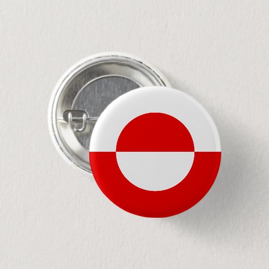 Erfalasorput Grönland-Flagge Button (Vorne & Hinten)