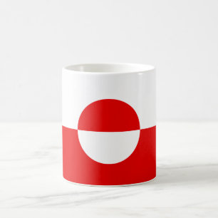 Erfalasorput Grönland-Flagge Kaffeetasse