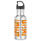 Erfasse Den Tag Edelstahlflasche (Rückseite)