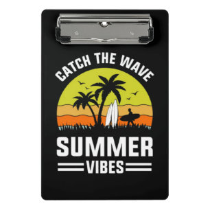 Erfasse die Sommerwelle Vibes-64193 Mini Klemmbrett