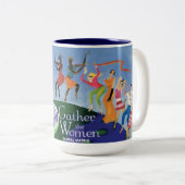 Erfassen Sie die Frauen-globale Matrix-Tasse Zweifarbige Tasse (VorderseiteRechts)