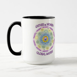 Erfassen Sie die Frauenmandala-Tasse Tasse