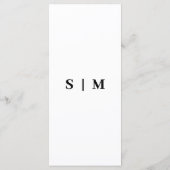 Erfassen Sie die Liebe QR CODE Foto Sharing Guest  Menükarte (Rückseite)