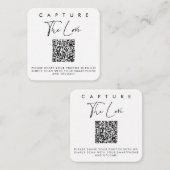 Erfassen Sie die Liebeskarten mit QR-Code Begleitkarte (Vorne/Hinten)