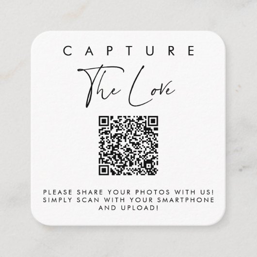 Erfassen Sie die Liebeskarten mit QR-Code Begleitkarte (Vorderseite)