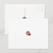 Erfassen von Erinnerungen mit Vintagen benutzerdef Postkarte (Vorne/Hinten)