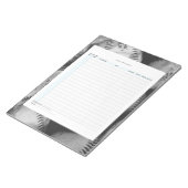 Erfassung der Grundeinnahmen und -kosten Notizblock (angewinkelt)