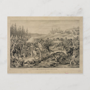 Erfassung und Tod von Sitting Bull 15. Dezember 18 Postkarte