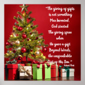 Erfinder des Geschenks, Gott gab sein Son Poster (Vorne)