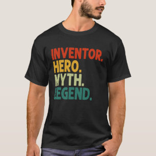 Erfinder des Mythos Legend Vintager Erfinder T-Shirt
