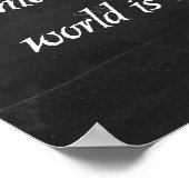 Erfinder - Emerson Quote Inspiration Poster (Ecke)