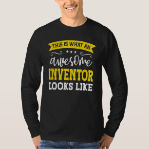 Erfinder Job Title Employee Funny Worker Professio T-Shirt