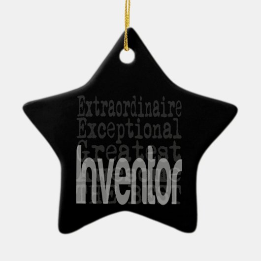 Erfinder Keramik Ornament (Vorne)