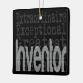 Erfinder Keramikornament (Links)