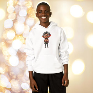 Erfinderin Weihnachts-Elf-Junge Hoodie