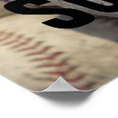 Erfolg Baseball Inspiration Motivierend Poster (Ecke)
