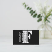 Erfolg beginnt jetzt! Modernes nervöses mutiges Visitenkarte (Stehend Vorderseite)