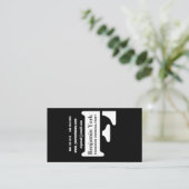 Erfolg beginnt jetzt! Modernes nervöses mutiges Visitenkarte (Stehend Vorderseite)