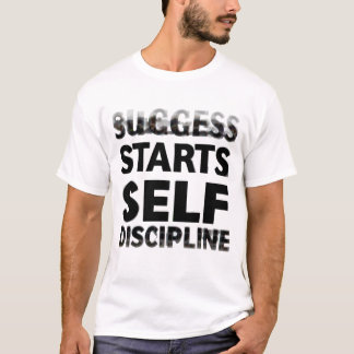🔥 Erfolg beginnt mit Selbstdisziplin - Motivation T-Shirt