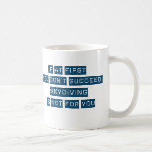 Erfolg bei Skydiving Kaffeetasse