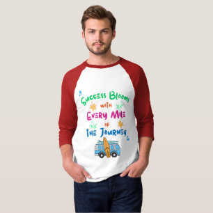 Erfolg blüht auf T-Shirt