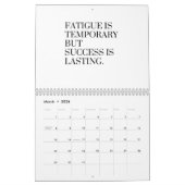 Erfolg erfordert Arbeit und Beharrlichkeit Kalender (Mär 2026)