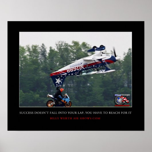 Erfolg...Erreiche es. Motivierend Poster (Vorne)