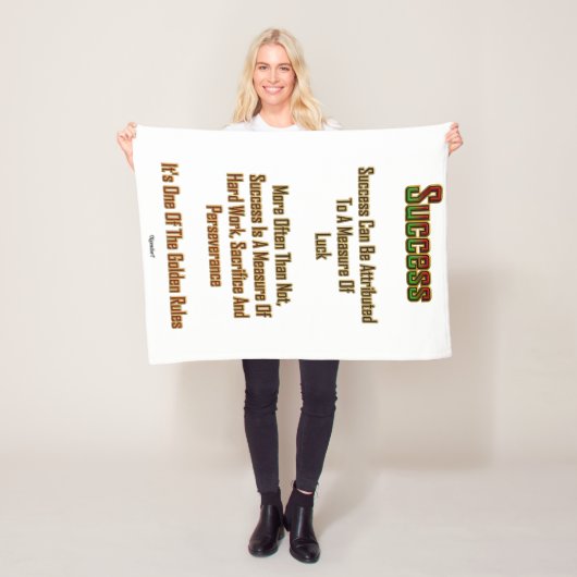 Erfolg Fleecedecke (Beispiel)