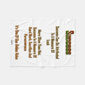 Erfolg Fleecedecke (Vorderseite (Horizontal))