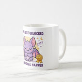 Erfolg freigeschaltet Profi-Nickerchen-Fledermaus Kaffeetasse (VorderseiteRechts)