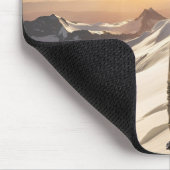 Erfolg & harte Arbeit Bergsteiger Motivierend Mousepad (Ecke)