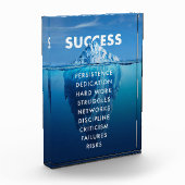 Erfolg Iceberg harte Arbeit Fotoblock (Links)