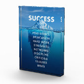 Erfolg Iceberg harte Arbeit Fotoblock (Rechts)