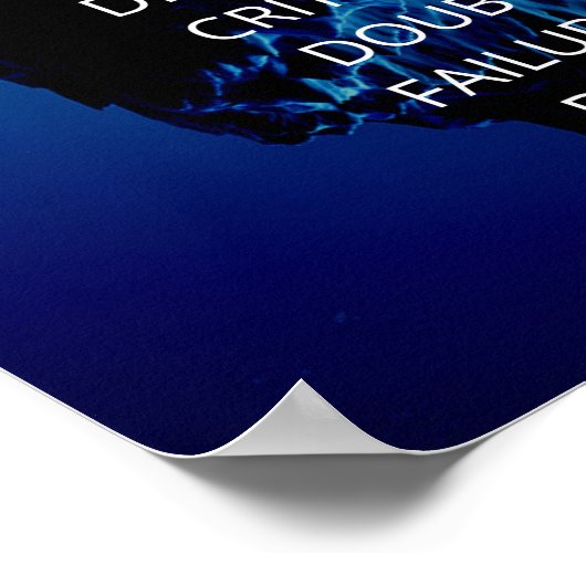 Erfolg Iceberg Unternehmer & Office Motivierend Poster (Ecke)