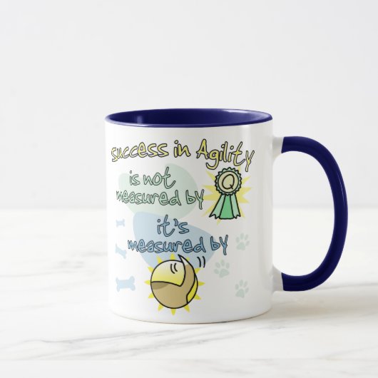 Erfolg in der Agility-Tasse Tasse (Rechts)
