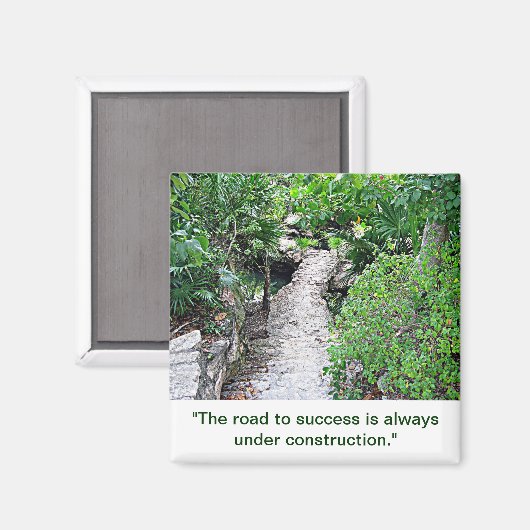 Erfolg individuell anpassbar magnet (Vorderseite/Rückseite)