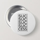 Erfolg Inspiration Motivierend Affirmation Button (Vorne & Hinten)