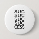 Erfolg Inspiration Motivierend Affirmation Button (Vorderseite)