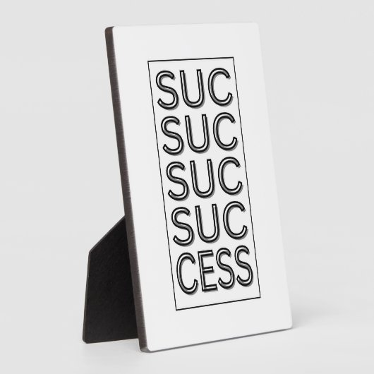 Erfolg Inspiration Motivierend Affirmation Fotoplatte (Seite)