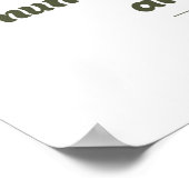 Erfolg inspirierendes Zitat Poster (Ecke)