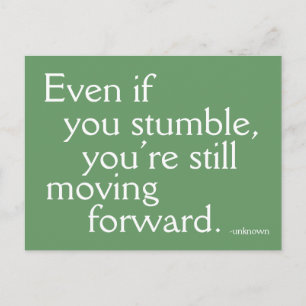 Erfolg inspiriert - Motivierend Postkarte