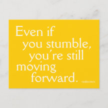 Erfolg inspiriert - Motivierend Postkarte