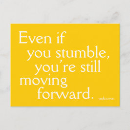 Erfolg inspiriert - Motivierend Postkarte